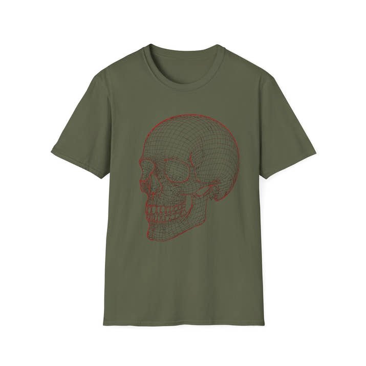 Red Skull Face T-Shirt