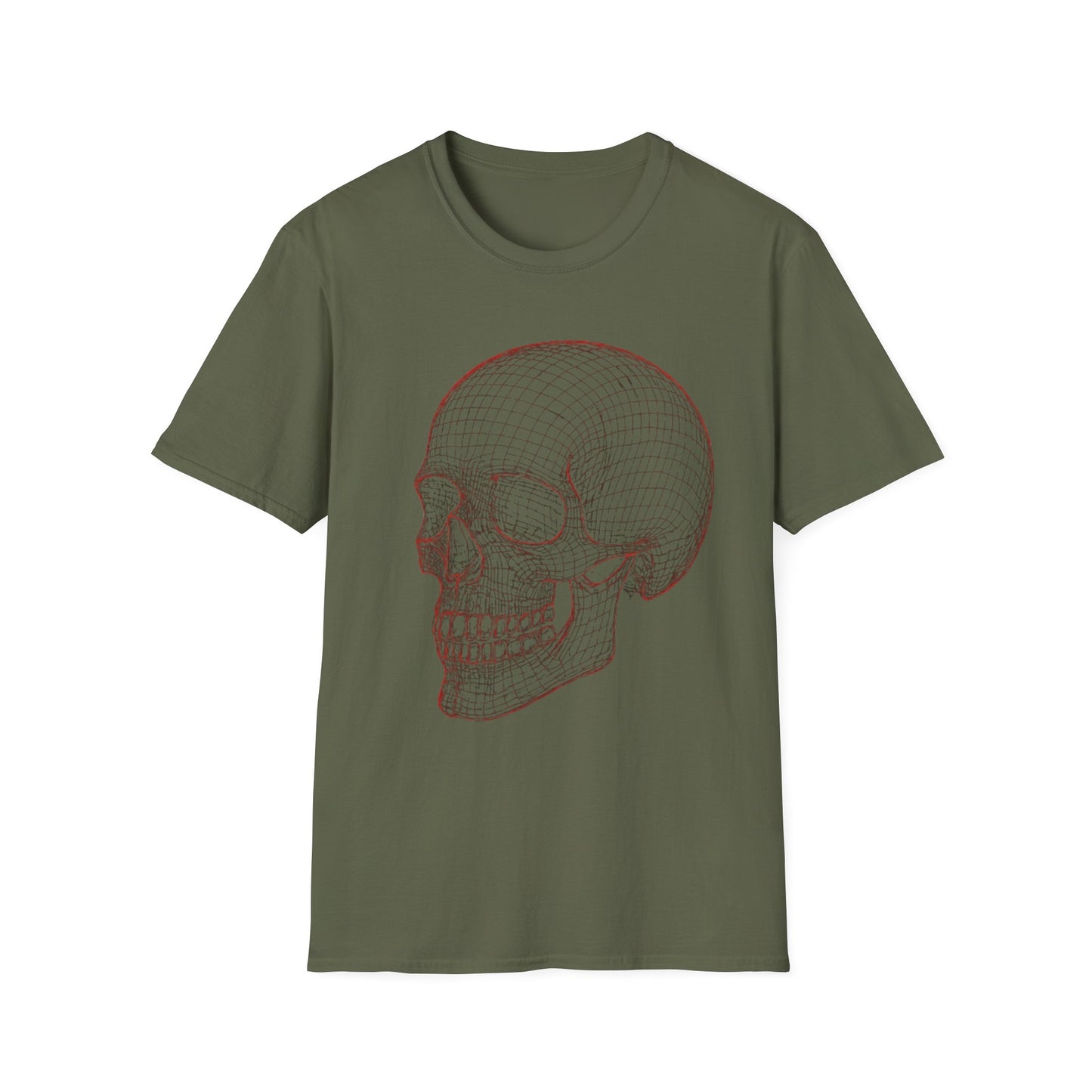Red Skull Face T-Shirt